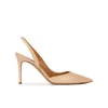 Danique Escarpins à brides en cuir beige