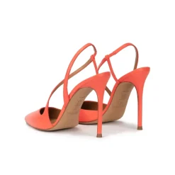 Dominique Escarpins à talons hauts en cuir corail