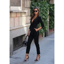 Martina Sandales à talons hauts en daim noir