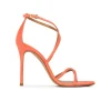 Oria Sandales à talons hauts en daim rose corail